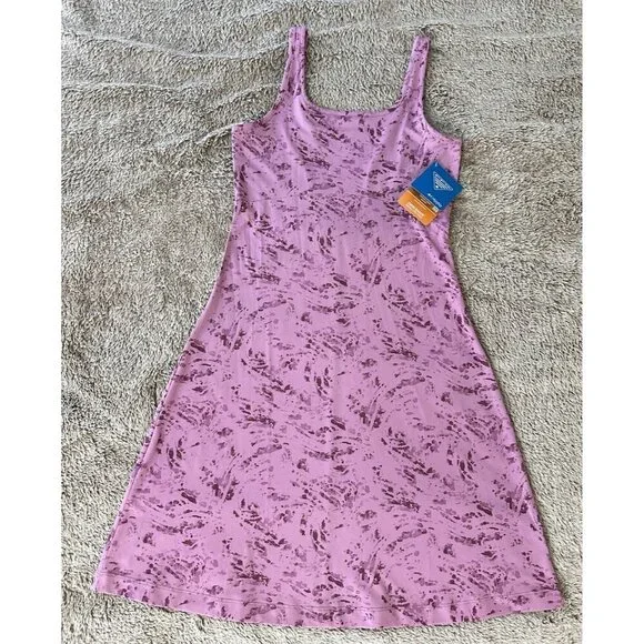 NWT Columbia PFG Freezer III  Women's Dress Coral Beachy Purple  UPF Stretch - Picture 2 of 16